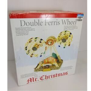 Mr. Christmas Ferris Wheel Lights Music Motion Vintage Xmas Decor  Collectable